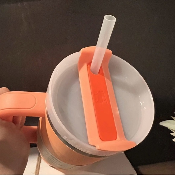 New in Box Stanley FLOWSTATE 40oz Nectarine Tumbler🔥🔥 - Picture 3 of 6